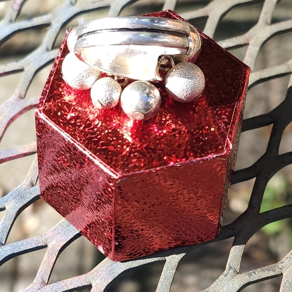 Sterling Silver Vintage Cha Cha Ring - Picture 5 of 9